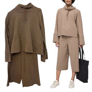 Lululemon Retreat Yourself Matching Set Heathered Soft Sand